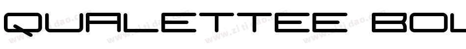 Qualettee Bold字体转换